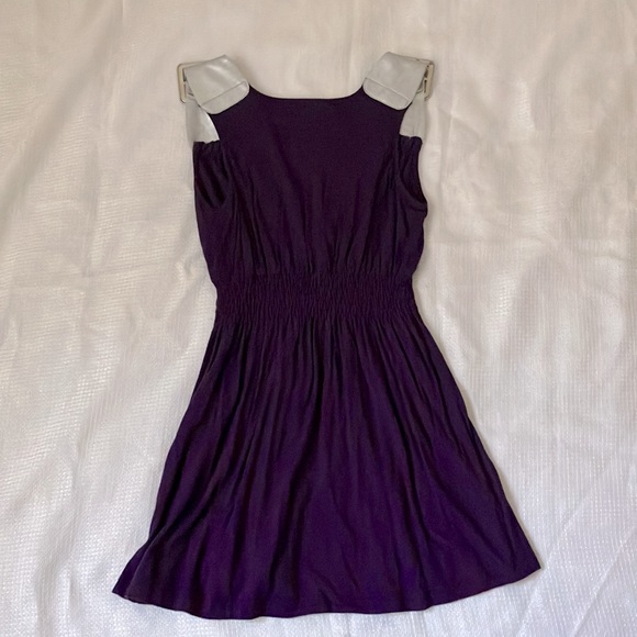 Purple babydoll tunic top - Picture 4 of 7